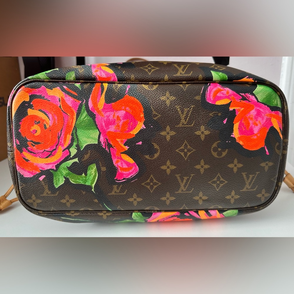 Louis Vuitton x Stephen Sprouse Monogram Roses Neverfull w/ insert - Picture 9 of 16